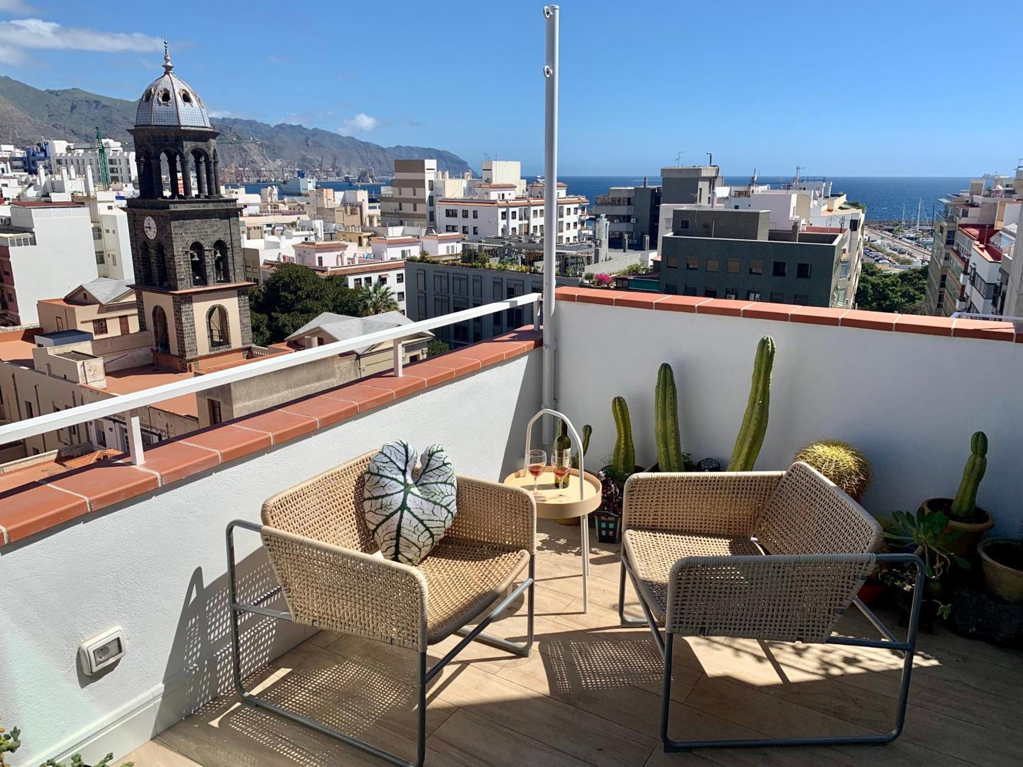 Atico Con Terraza, Vistas Panoramicas Y Parking Διαμέρισμα Σάντα Κρουζ Τενερίφης Εξωτερικό φωτογραφία
