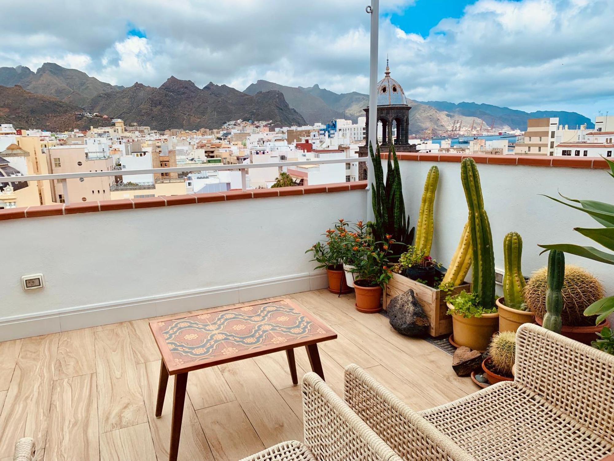 Atico Con Terraza, Vistas Panoramicas Y Parking Διαμέρισμα Σάντα Κρουζ Τενερίφης Εξωτερικό φωτογραφία